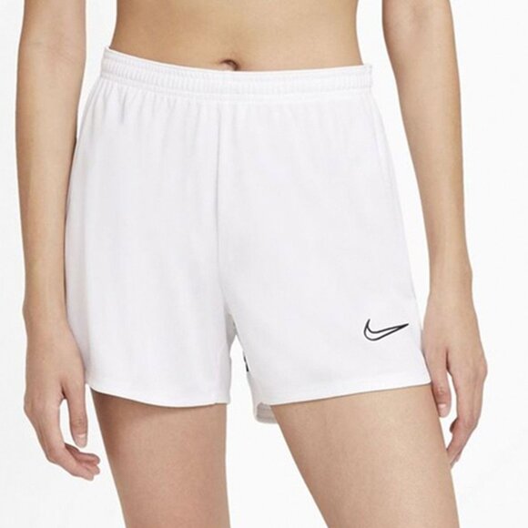 Nike Dri FIT Academy CV2649-100 Athletic Soccer Shorts Womens Large White Black - Picture 2 of 10